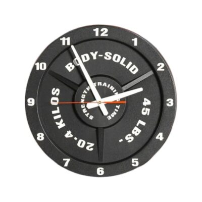 Klok in olympische schijf stijl