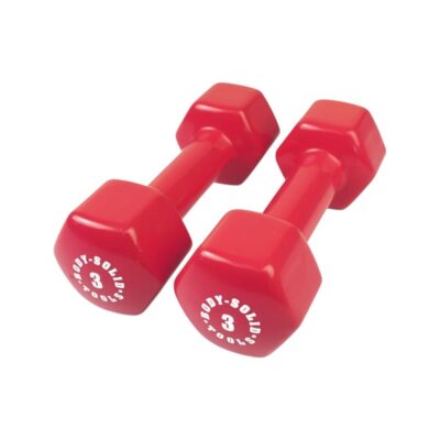 Vinyl dumbbell 3,0 KG (Rood)