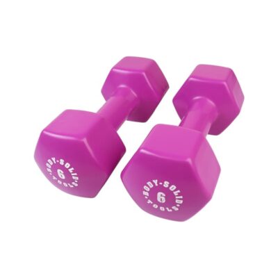 Vinyl dumbbell 6KG (Magenta)